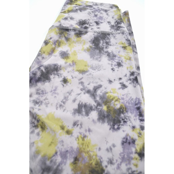 Lululemon Leggings Women's Size 8 Gray Black‎ Green Splotchy  Inseam 23.5" - Picture 8 of 10